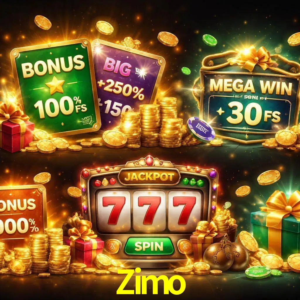 Tipos de bonos Zimo incluyendo recompensas de bienvenida y promociones continuas