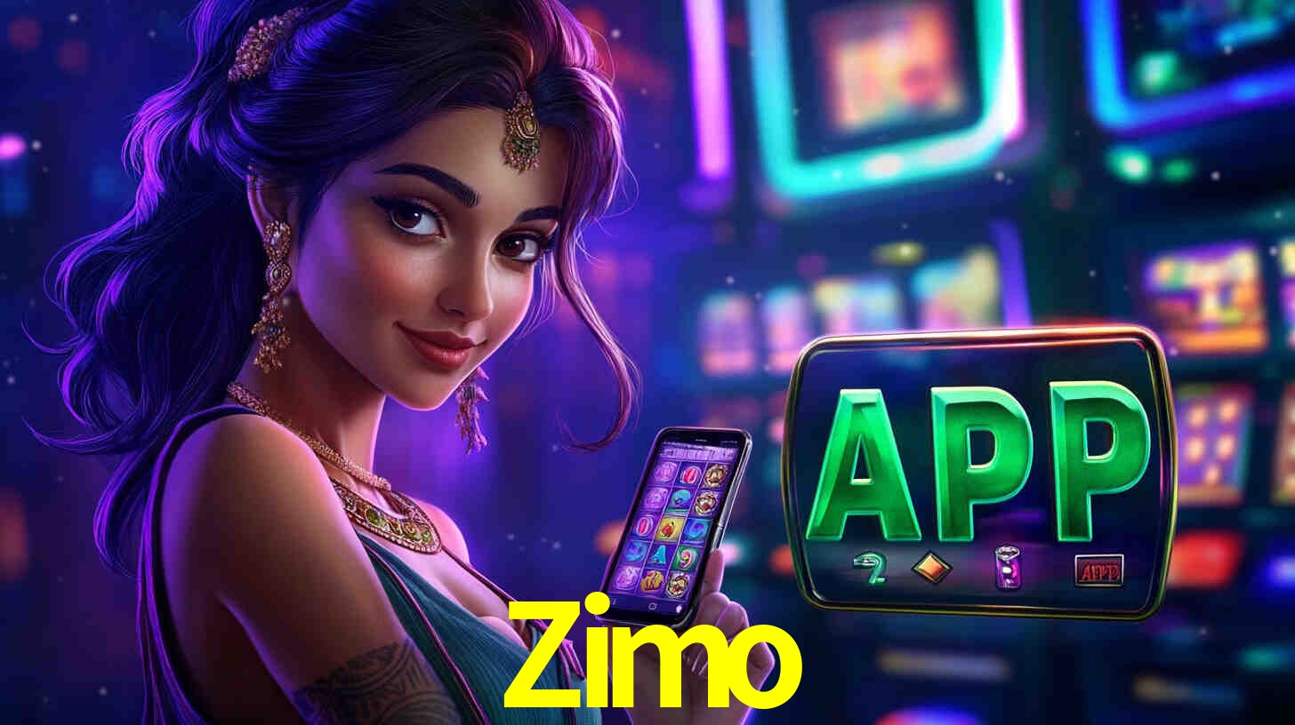 Interfaz de la app móvil Zimo en un smartphone moderno